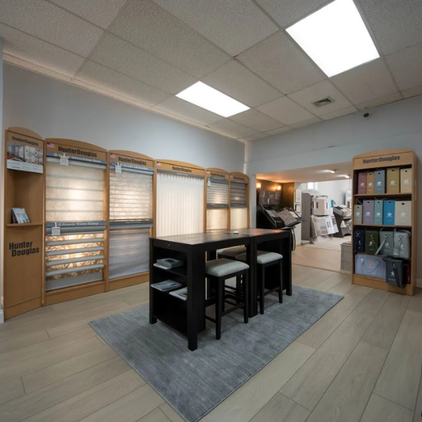 Cramers Carpet One window treatment selection