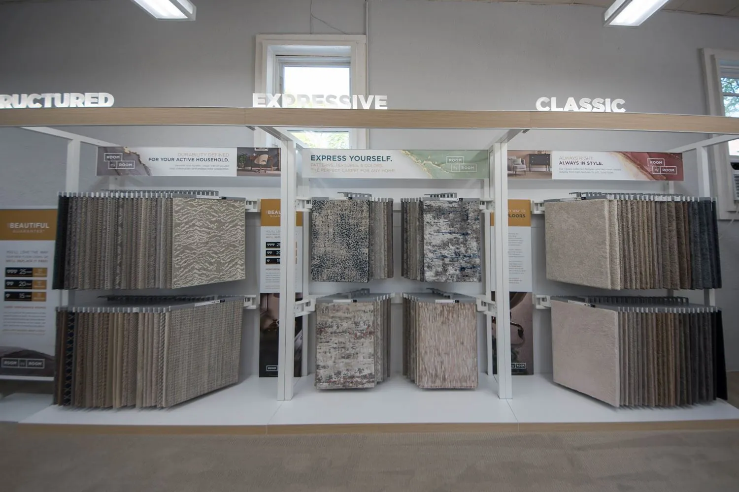 Carpet Displays at Cramers Carpet One 
